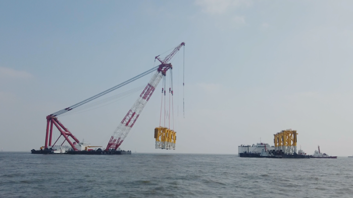 800MW offshore wind power project in Rudong, Jiangsu Province